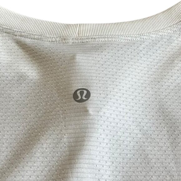Lululemon Swiftly Long Sleeve White Shirt Top Athleisure Athletic Size 14 Womens - Picture 8 of 10